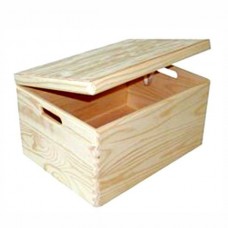 CONTENITORE BOX LEGNO PRATICA   cm 40x30 h 25 XTRA