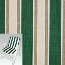 CUSCINO MULTIRIGA VERDE SEDIA BASSO  49+40x44 XTRA